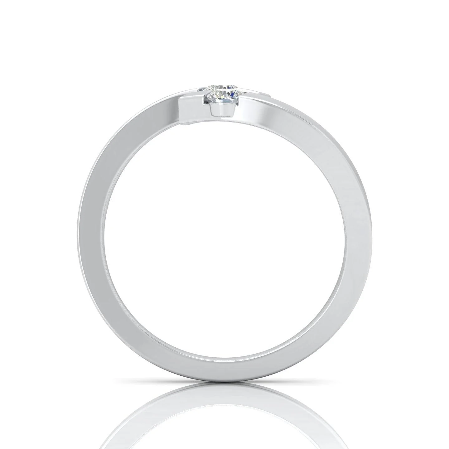 0.20 Carat D/VVS Round Diamond Solitaire Engagement Ring - amadadiamonds - Image 7