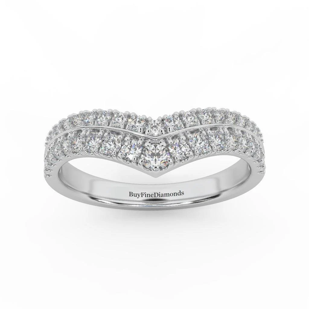 0.60 Ct Natural Round Diamond Stacking Wedding Ring Band (remaining balance £999) - Image 5