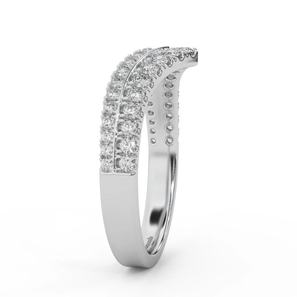 0.60 Ct Natural Round Diamond Stacking Wedding Ring Band (remaining balance £999) - Image 6