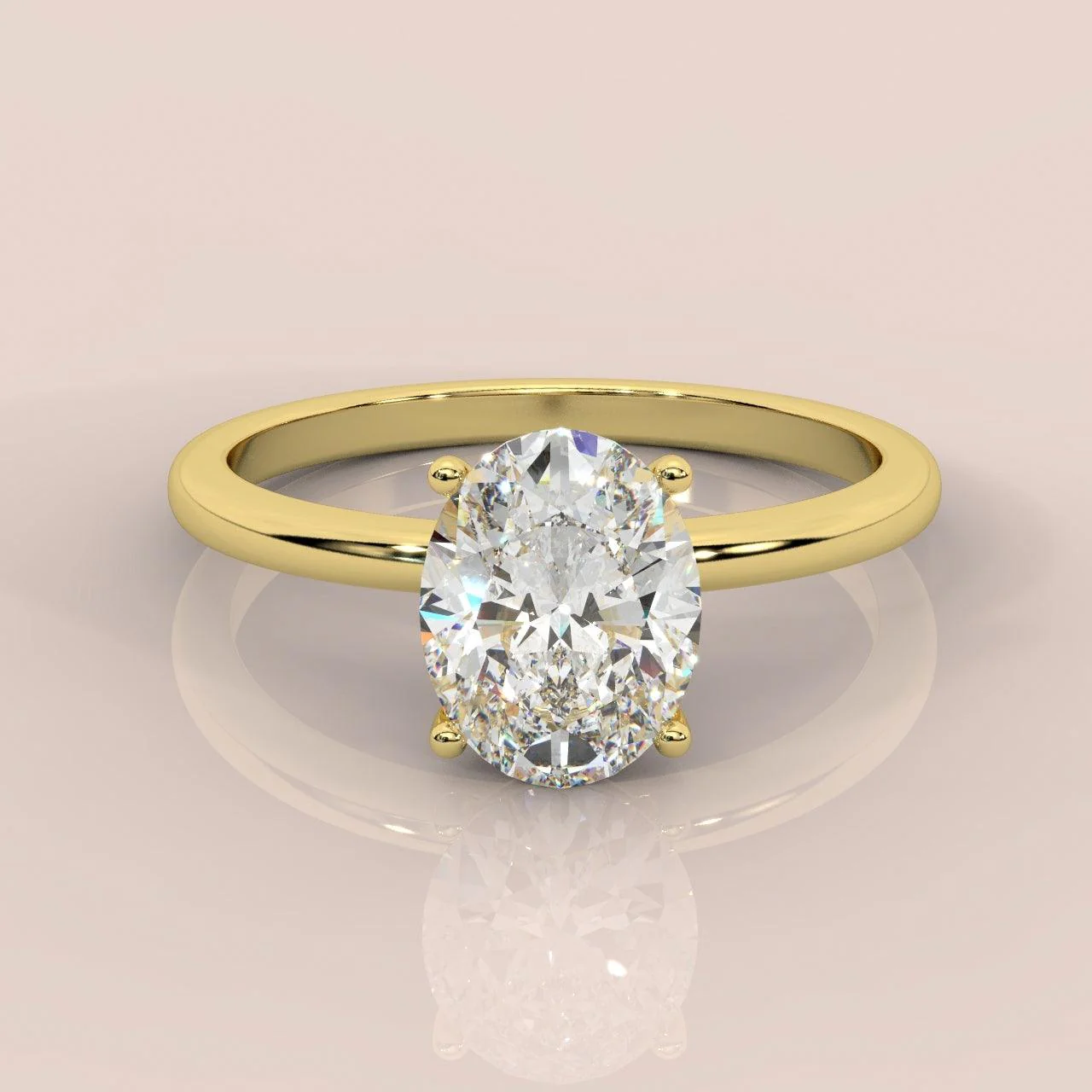 Special Offer ! E/VS 1.00-3.00 CT IGI Certified Oval Diamond Solitaire Engagement Ring in Platinum - Image 9