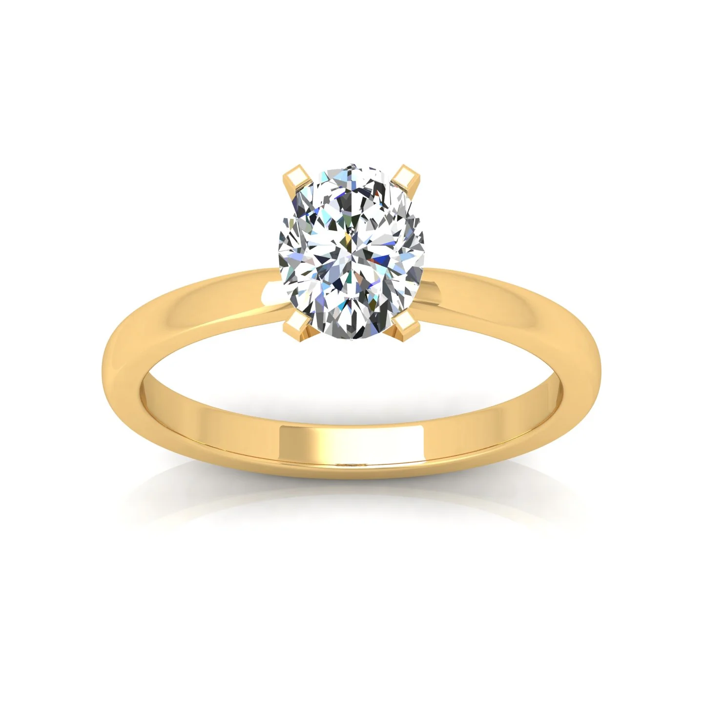 Certified Oval Diamond Hidden Halo Engagement Ring - 1.00Ct - 3.00Ct - Image 11