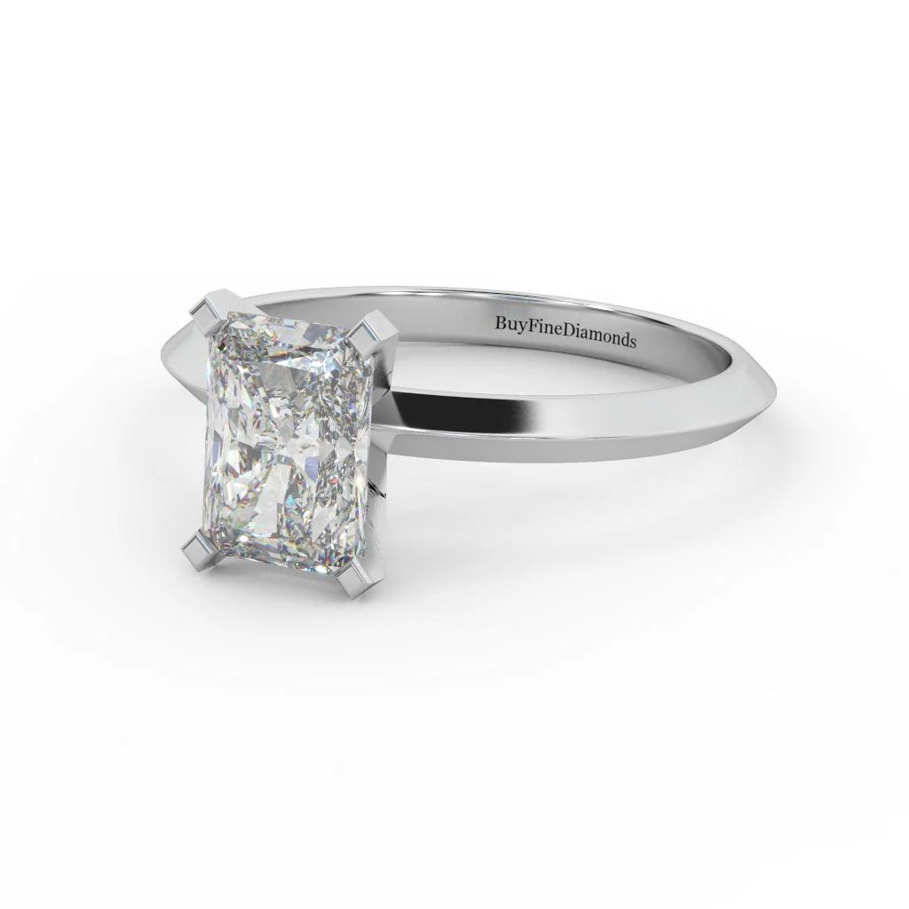 IGI Certified Radiant Diamond Solitaire Engagement Ring Platinum 1.00Ct-7.00Ct - Image 4