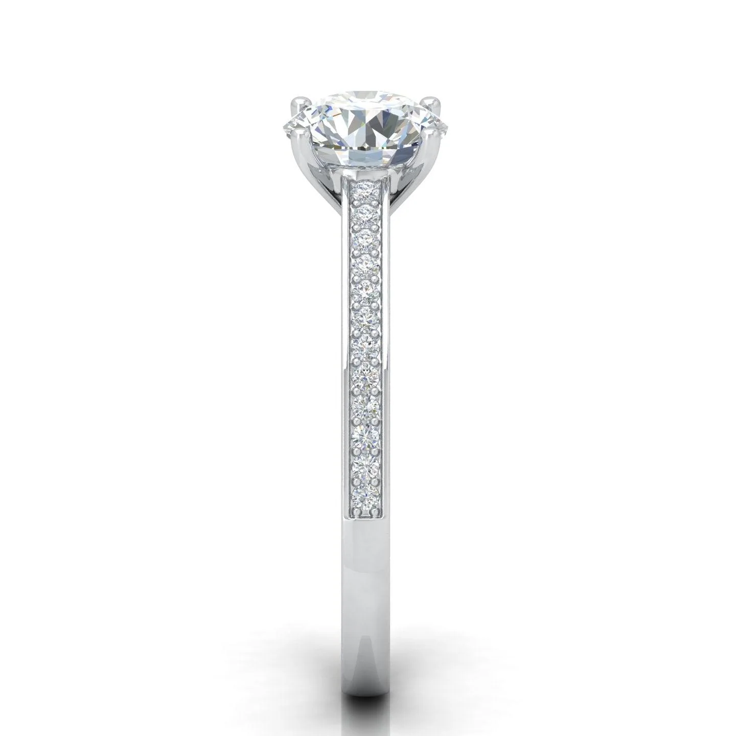 Certified Round Diamond Engagement Ring 2.00Carat E/VS - Image 3