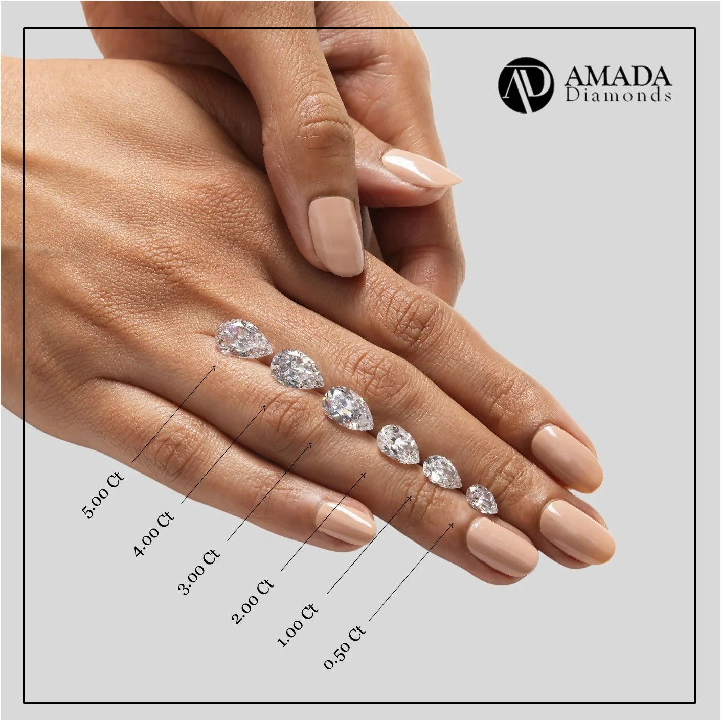 Channel Set Pear Diamond Engagement Ring - Image 6