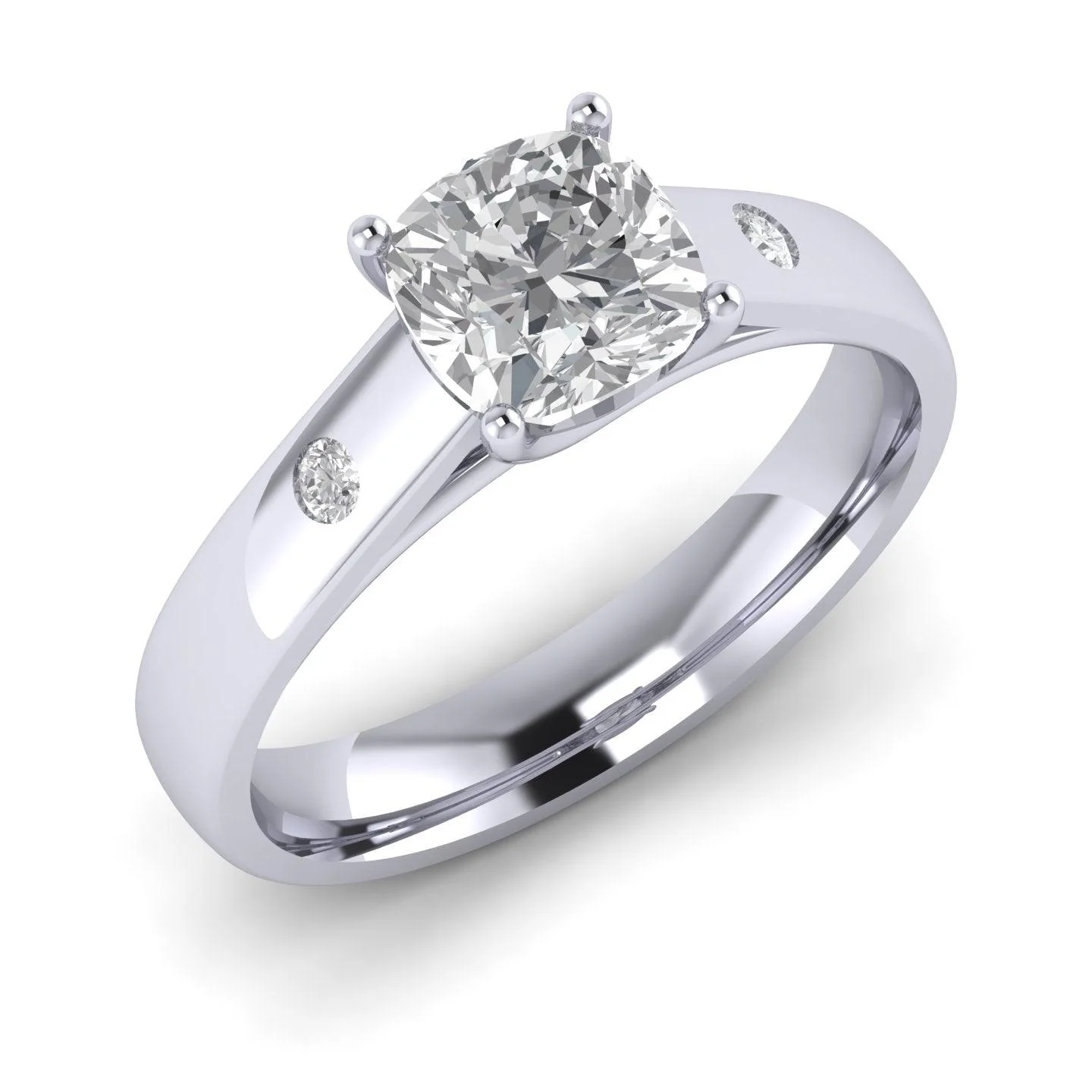 Classic Solitaire Engagement Ring - Customize your own - Image 4