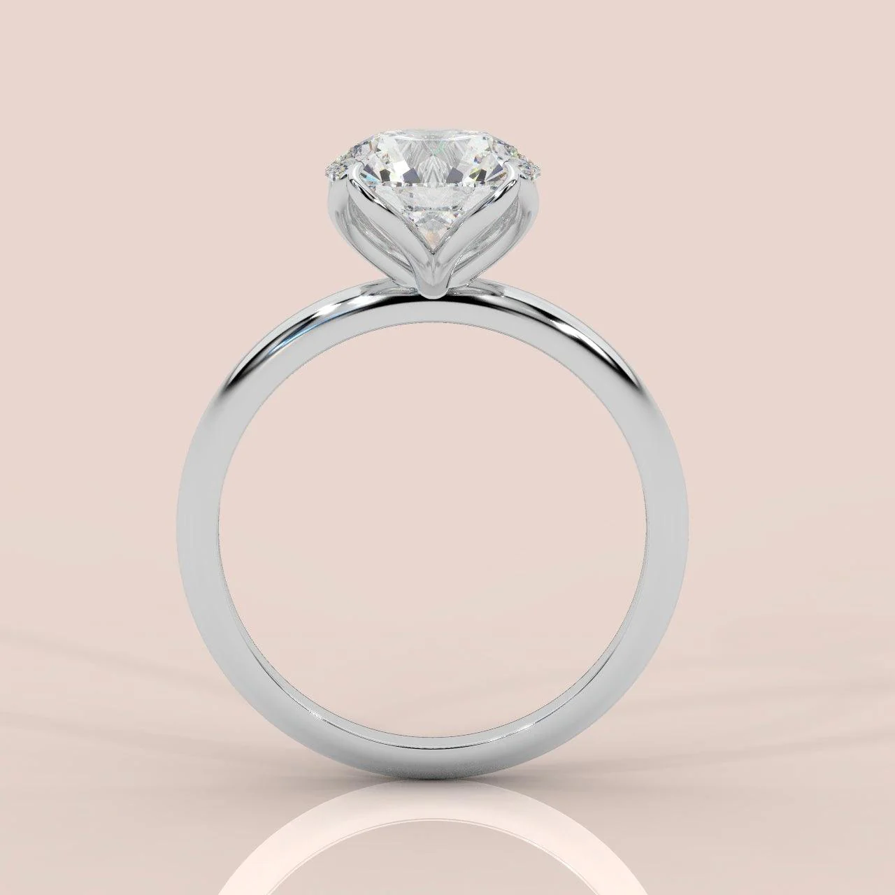 EXCEPTIONAL VALUE D-E/VS ROUND DIAMOND SOLITAIRE ENGAGEMENT RING PLATINUM 1.00CT - 2.5CT - Image 5