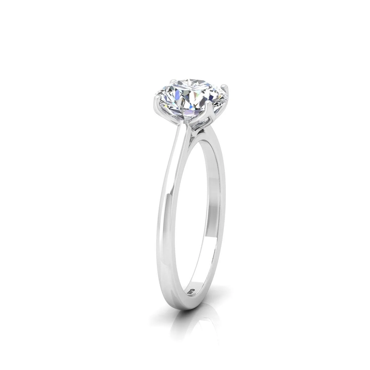 IGI CERTIFIED D/VS 2.00CT Round Diamond Solitaire Engagement Ring, 950 Platinum - Image 4