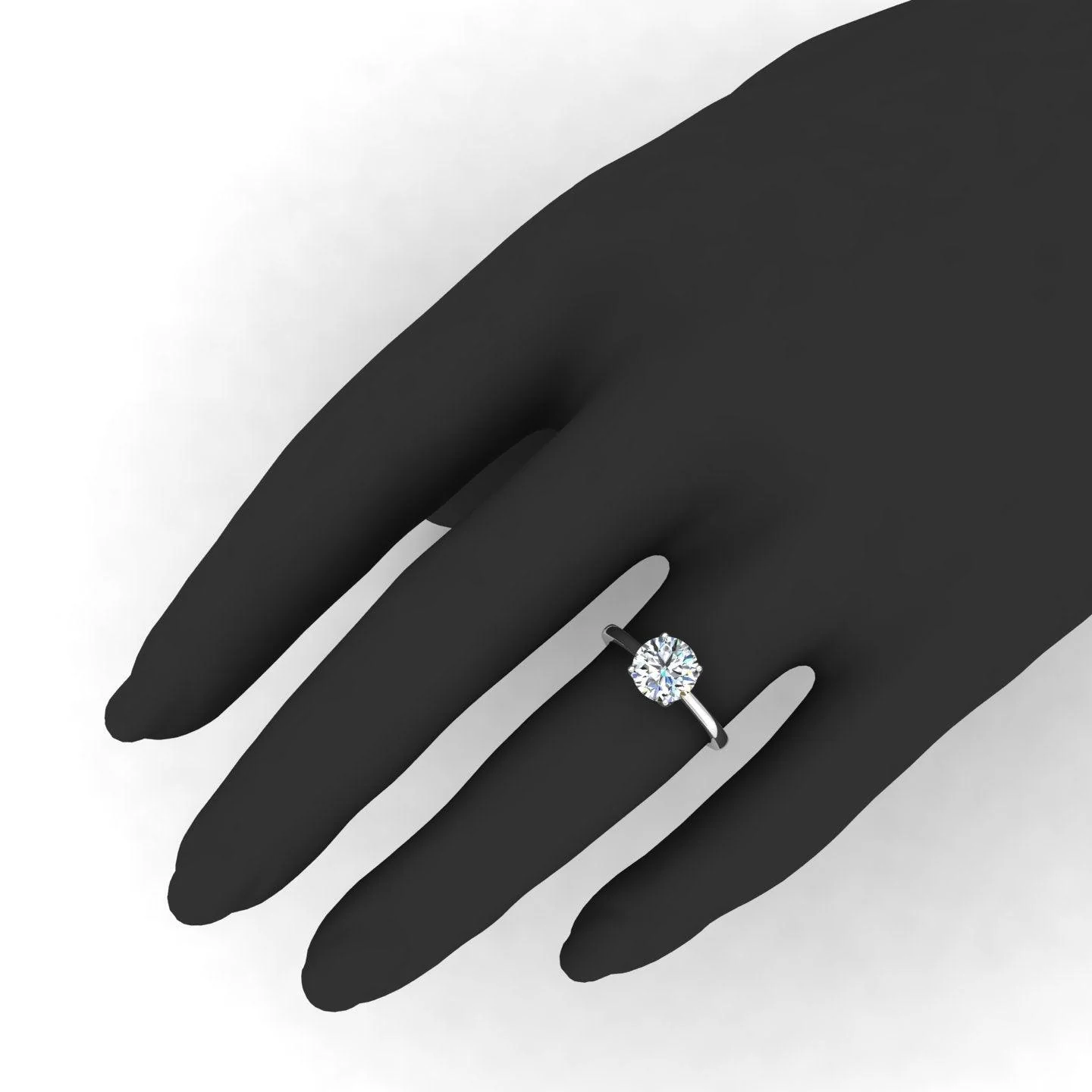 IGI CERTIFIED D/VS 2.00CT Round Diamond Solitaire Engagement Ring, 950 Platinum - Image 6