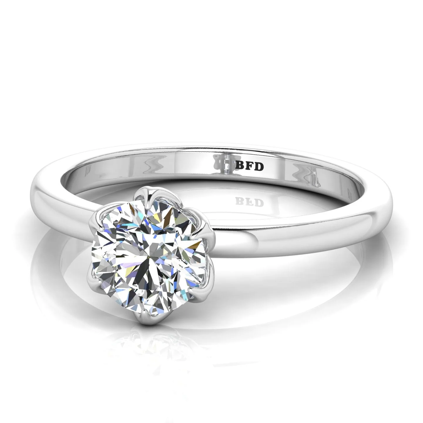 IGI CERTIFIED D/VS 2.00CT Round Diamond Solitaire Engagement Ring, 950 Platinum - Image 7