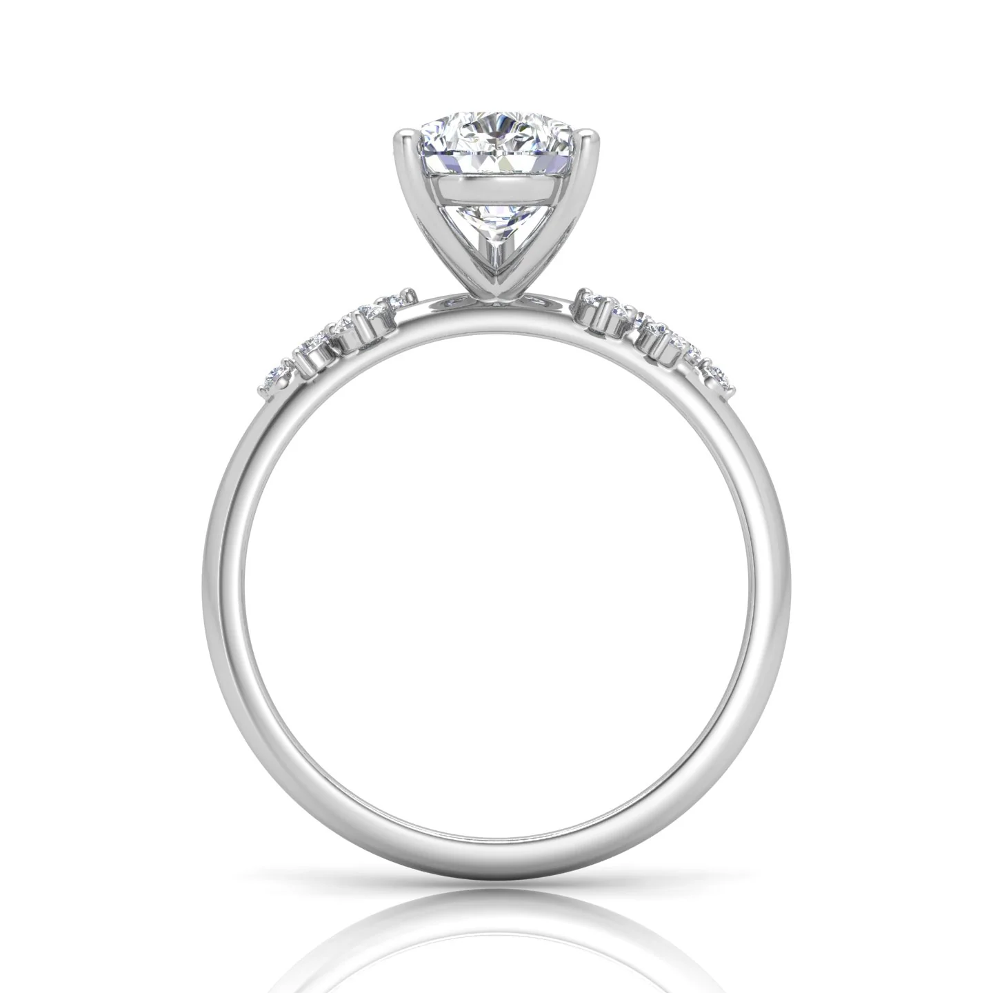 Jasmine Pear Diamond Engagement Ring - Image 7