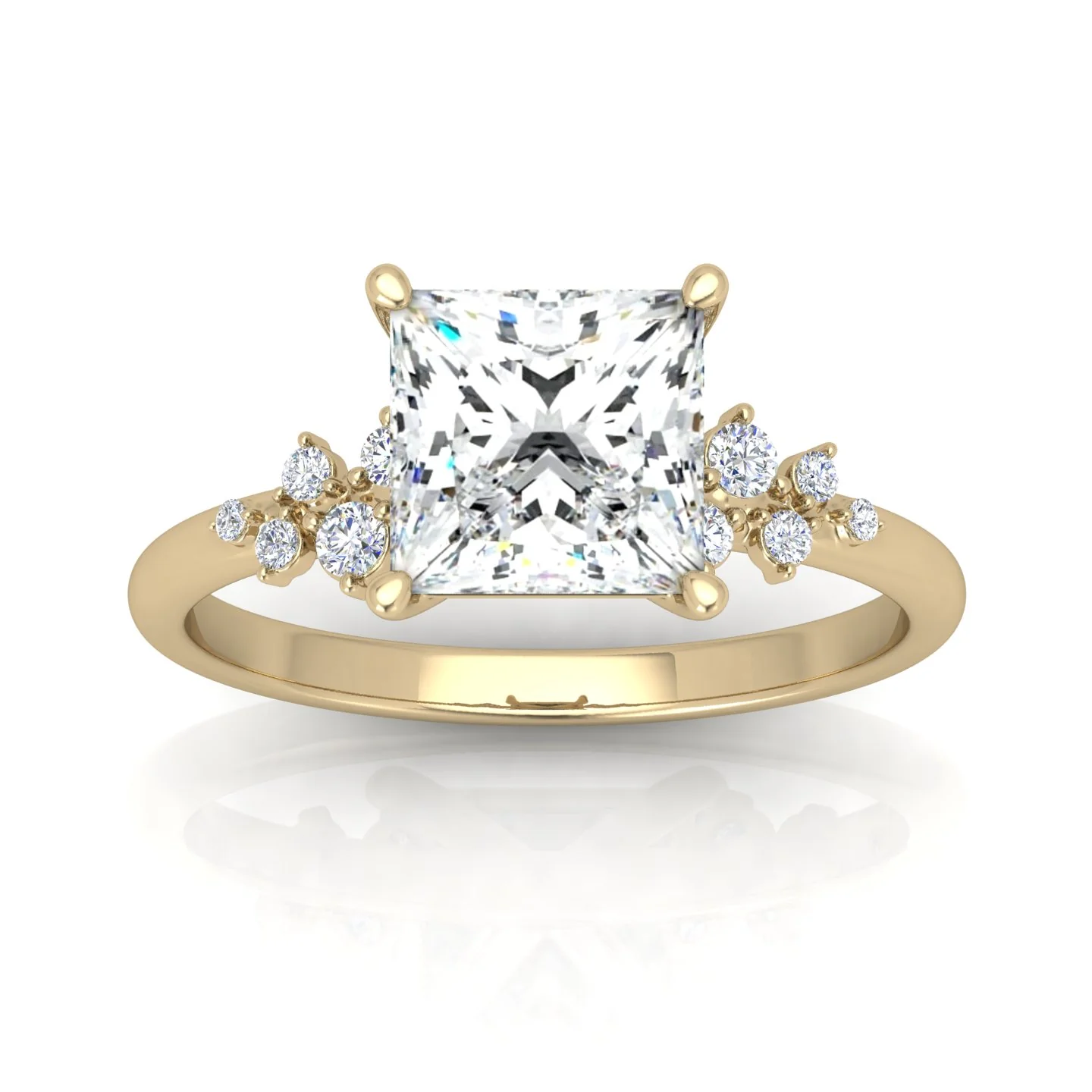 Jasmine Princess Diamond Engagement Ring - Image 12