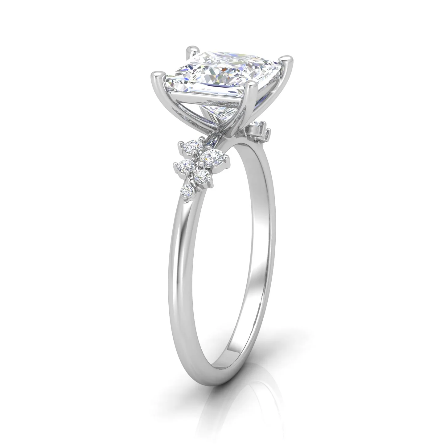 Jasmine Princess Diamond Engagement Ring - Image 3