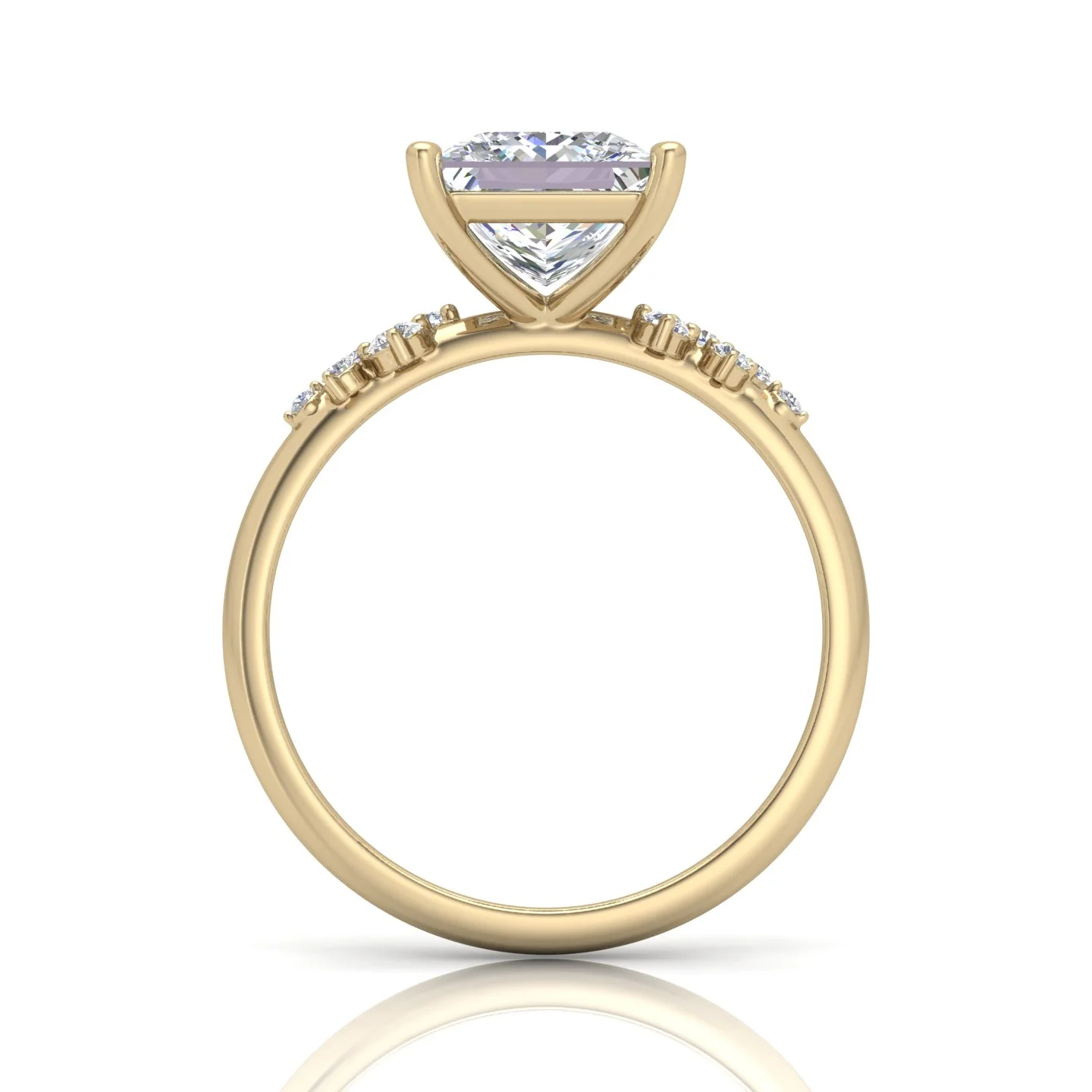 Jasmine Princess Diamond Engagement Ring - Image 6