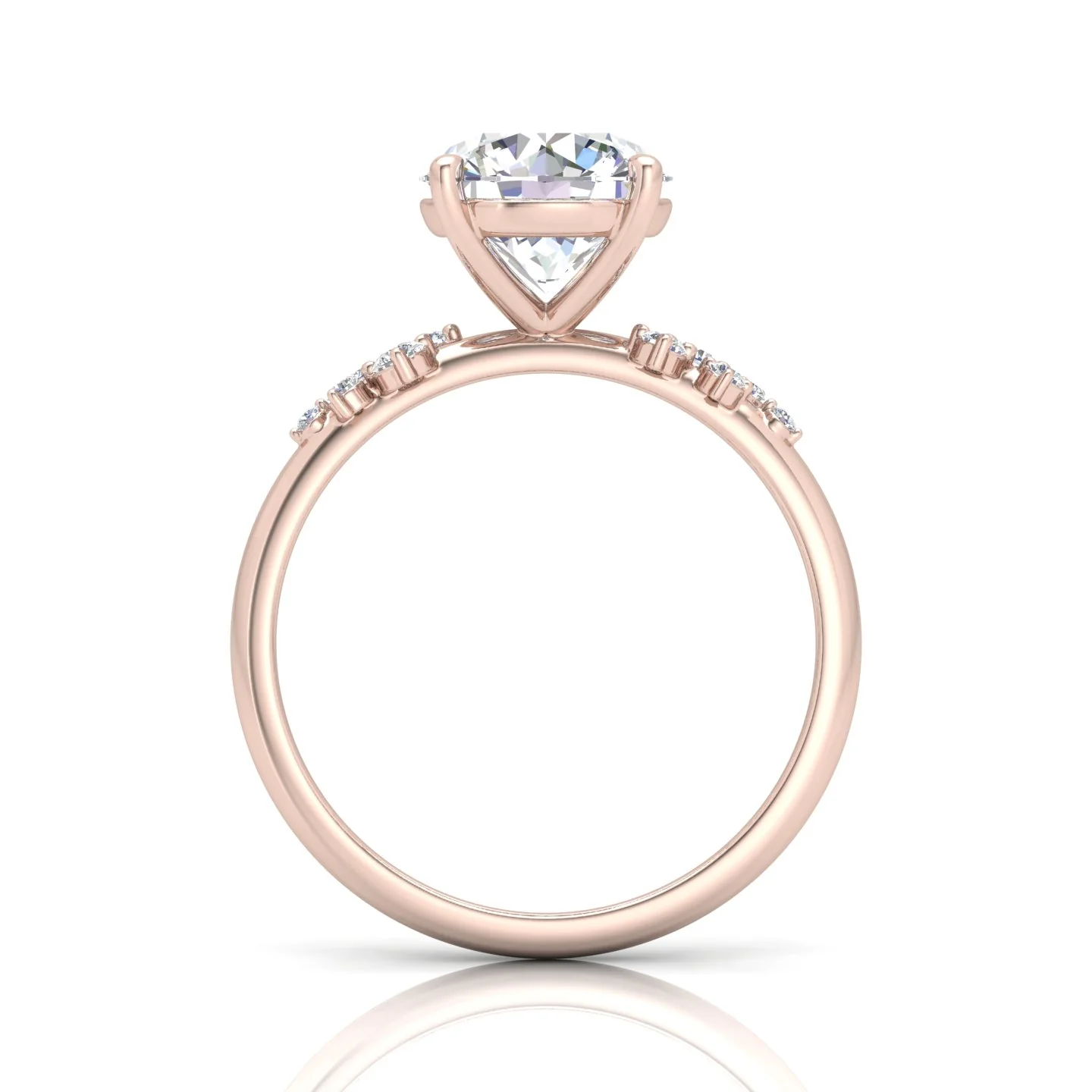 Jasmine Round Diamond Engagement Ring - Image 13