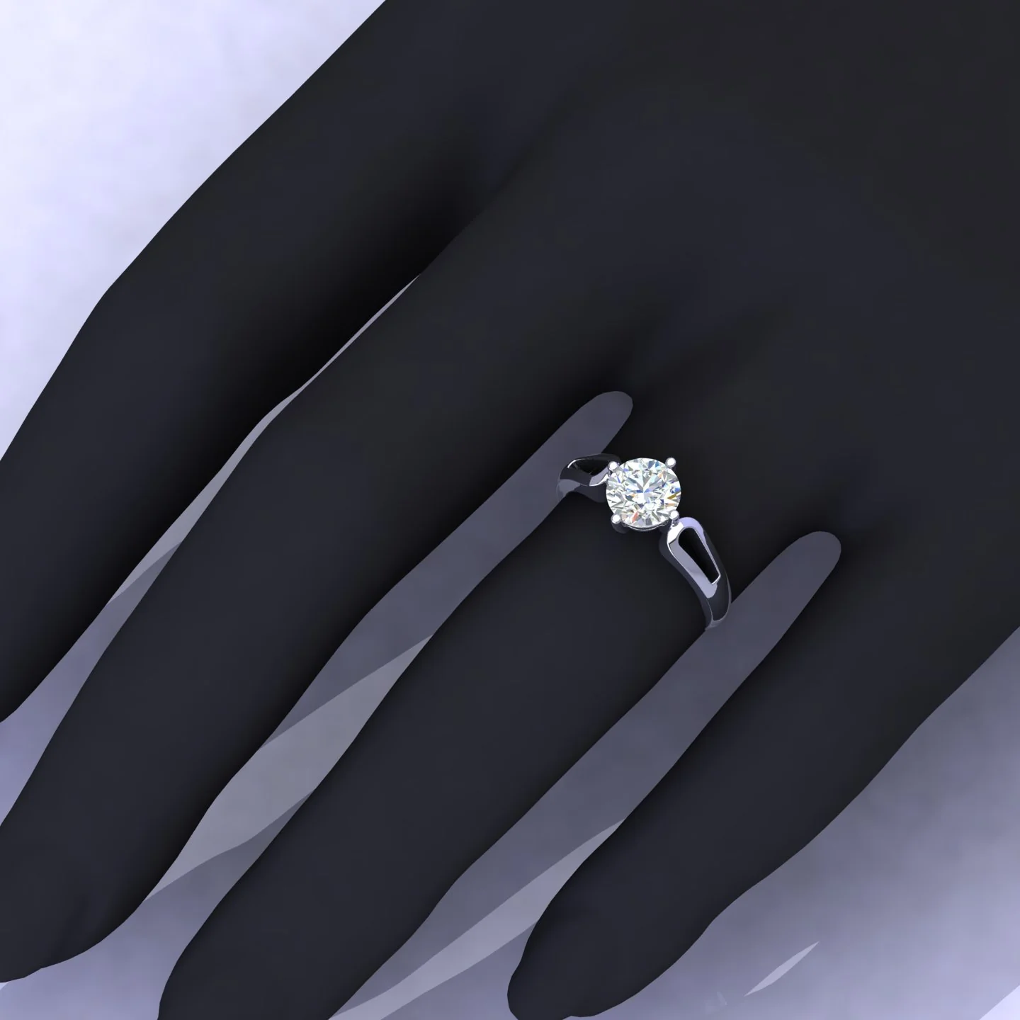 Classic 2.00 Carat D/VS Lab Round Diamond Solitaire Engagement Ring For Women - Image 8