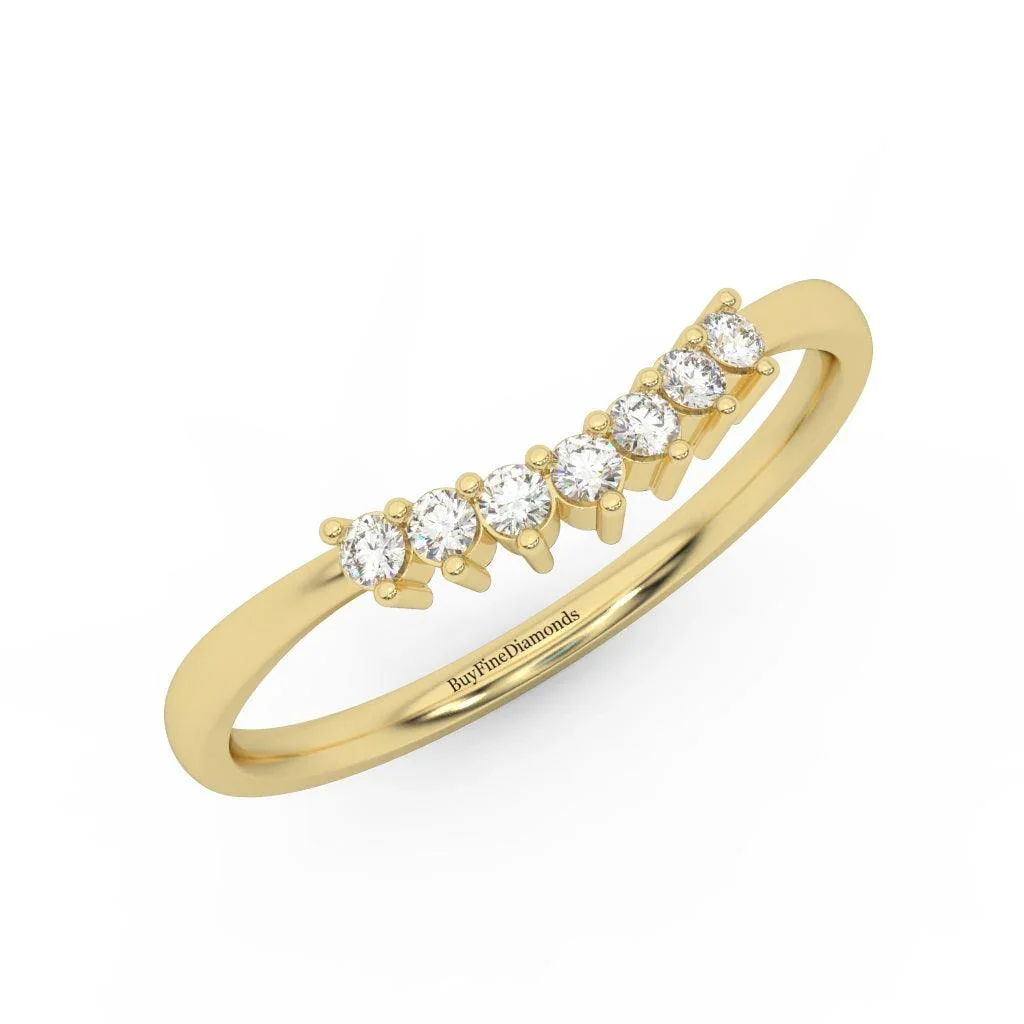 Petite Round Cut Diamond Women's Eternity Ring - 0.15 Carat - Image 3
