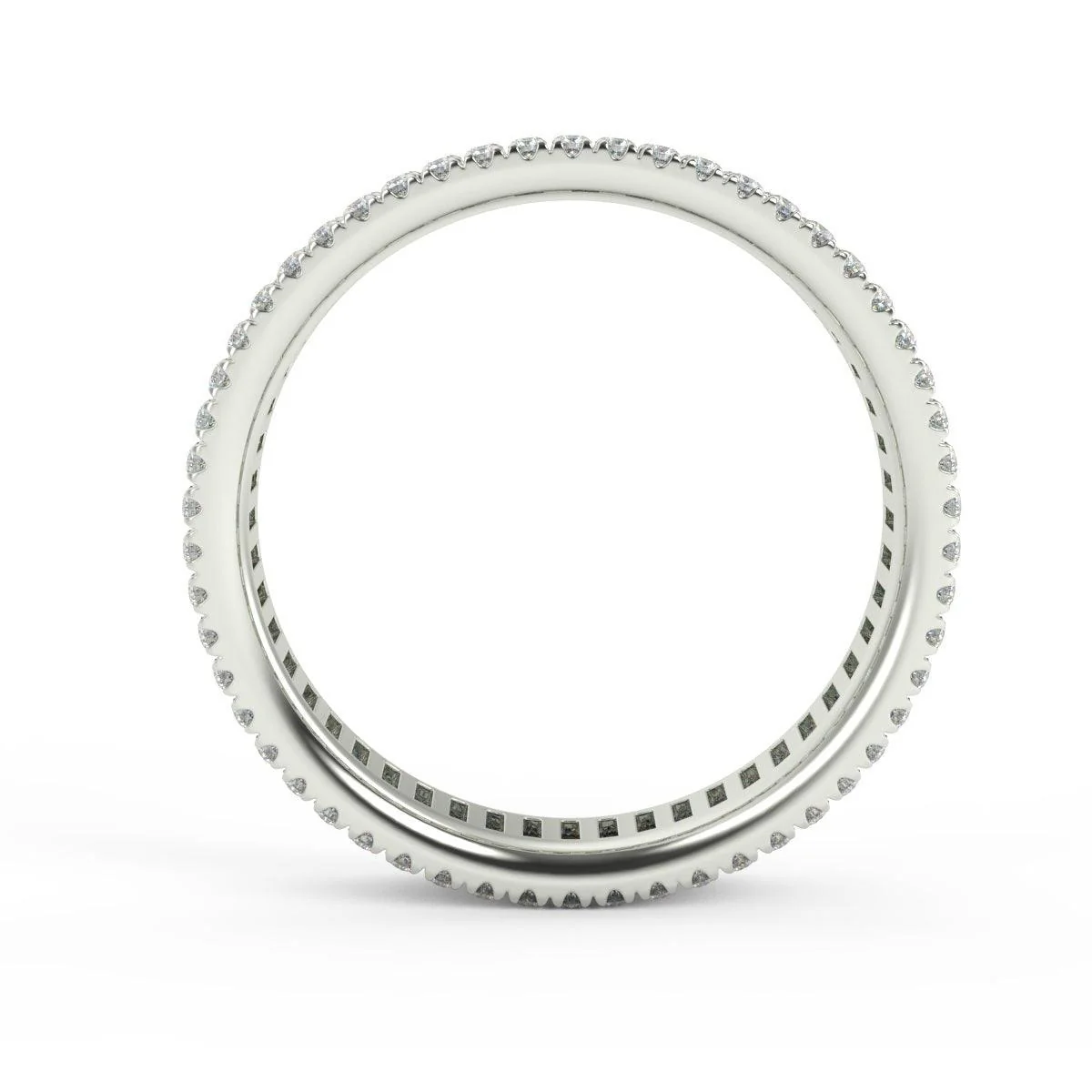 Round and Baguette Diamond Full Eternity in Gold / Platinum - 2.00ct F/VS - Image 6