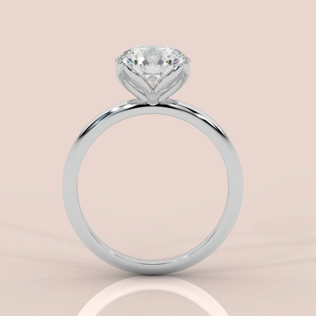 ROUND DIAMOND SOLITAIRE ENGAGEMENT RING - Image 5