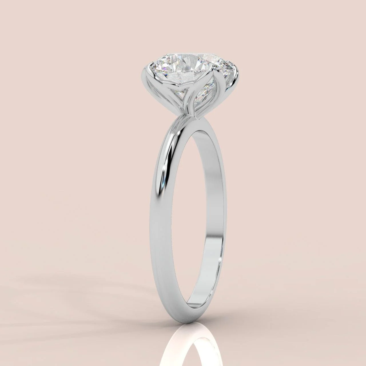 ROUND DIAMOND SOLITAIRE ENGAGEMENT RING - Image 6